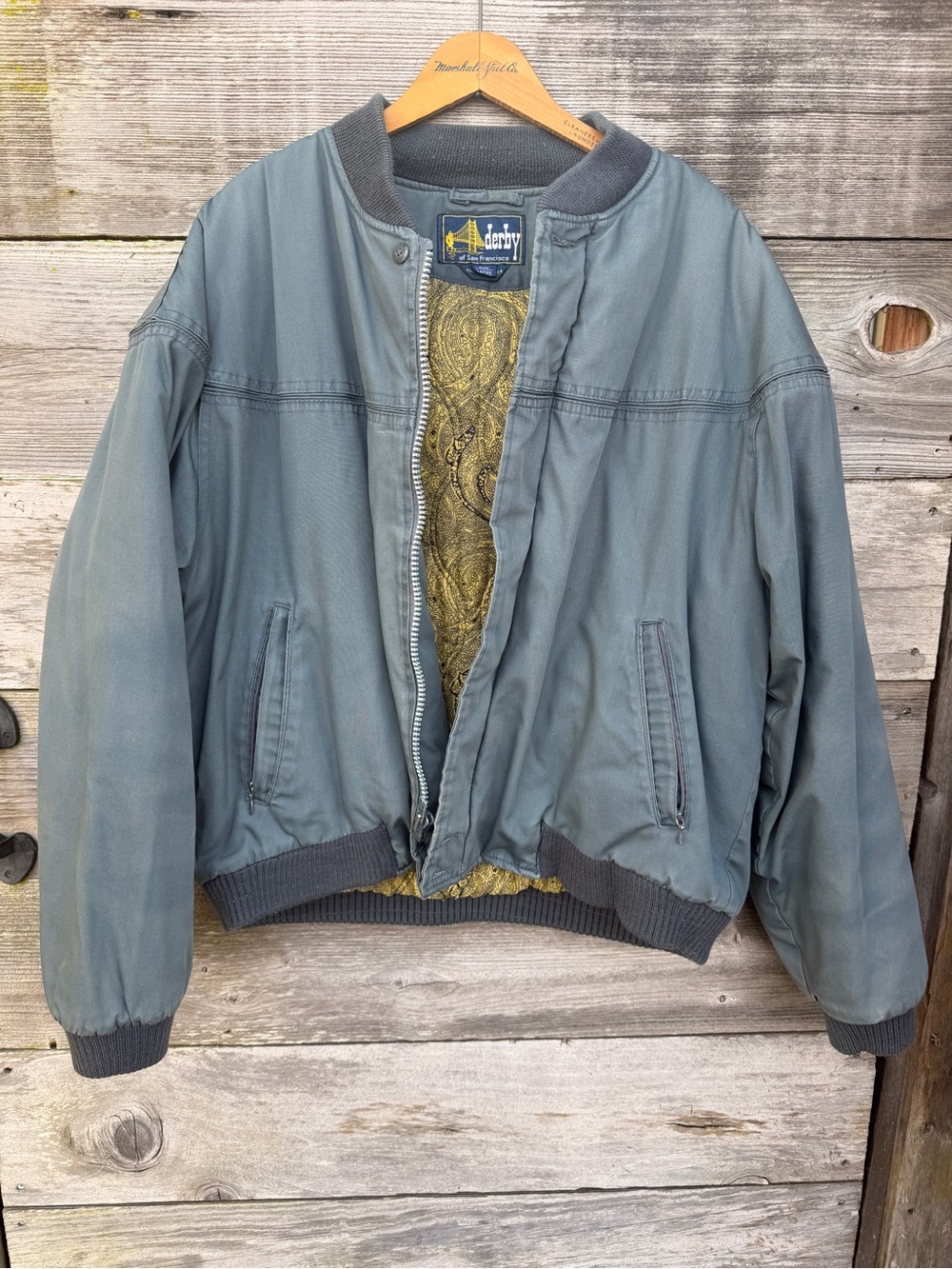 Vintage Derby of San Francisco Classic Bomber Jacket - LG